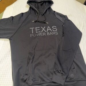 Texas Power Bars Black Hooded Pullover Sweatshirt